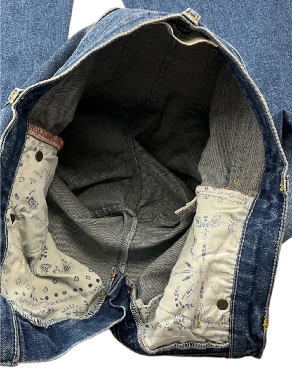 Free People We The Free CRVY Robyn High Rise Flare Jeans 27 Spokane - Picture 6 of 12